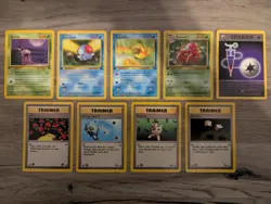 Pokemon TCG - Vintage 1st Edition Lot (9 Cards Total) - Image 1