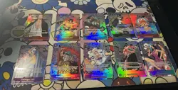 One Piece Manga 10 card set Luffy Zoro Ace Sabo Chopper Shanks Law Boa Kid PROXY - Image 1