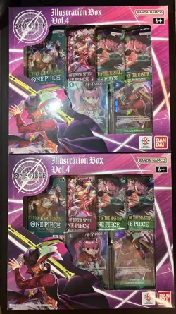 BRAND NEW-Bandai One Piece Trading Card Game: Illustration Box Volume 4 - Image 1