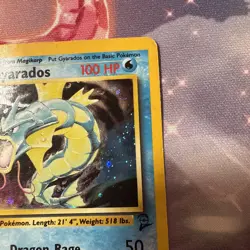 MP Gyarados Base Set 2 Holo Rare Pokemon Card TCG 7/130 - Image 3
