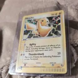 Pokemon Pikachu TCG Black Star Promo 012 E-Reader Holo Card 2003 - Image 1