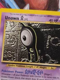 Unown A 33/75 Neo Discovery Unlimted Non-holo Rare Pokemon Card - Image 2