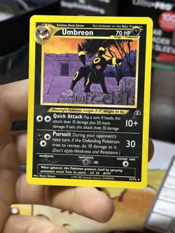 Umbreon 32/75 Neo Discovery 2001 Non Holo Rare WOTC Pokemon Card TCG - Image 3