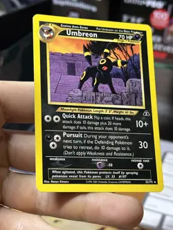 Umbreon 32/75 Neo Discovery 2001 Non Holo Rare WOTC Pokemon Card TCG - Image 4