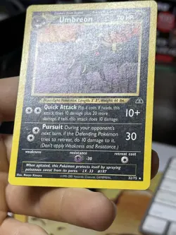 Umbreon 32/75 Neo Discovery 2001 Non Holo Rare WOTC Pokemon Card TCG - Image 5
