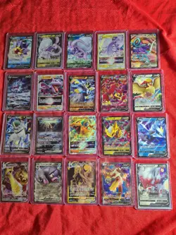 Pokemon Tcg 20 Ultra Rare Card Lot Unplayed Charizard Vstar Ex V Vmax C Full Art - Image 1