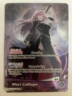 hololive Official Card Game EN - Mori Calliope (OSR) FOIL hBP02-007 NM - Image 1