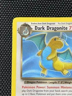 Dark Dragonite 22/82 Team Rocket Non-Holo WOTC Vintage Pokemon Card Near Mint - Image 2