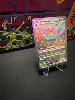Pokemon TCG Venusaur EX Full Art Holo Card Scarlet & Violet 151 Series 198/165 - Image 2