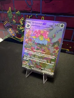 Pokemon TCG Venusaur EX Full Art Holo Card Scarlet & Violet 151 Series 198/165 - Image 3