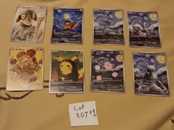 8 Starry Night Pokemon x Van Gogh Promo Card - Image 1