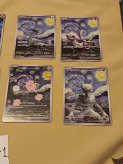 8 Starry Night Pokemon x Van Gogh Promo Card - Image 3