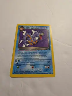 Dark Gyarados 25/82 Rare Team Rocket Pokemon Card WOTC 2000 Vintage TCG - Image 1