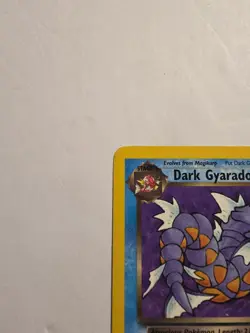 Dark Gyarados 25/82 Rare Team Rocket Pokemon Card WOTC 2000 Vintage TCG - Image 5