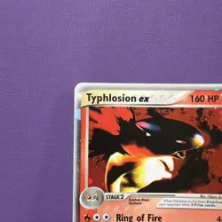 Pokemon TCG Typhlosion EX Sandstorm 2003 Holo Ultra Rare Card 99/100 - NM - Image 2