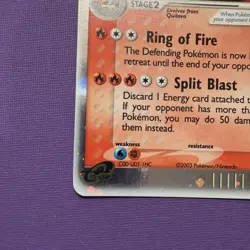 Pokemon TCG Typhlosion EX Sandstorm 2003 Holo Ultra Rare Card 99/100 - NM - Image 5