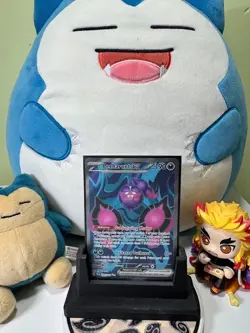 Pecharunt ex Ultra Rare Full Art 85/64 Shrouded Fable Card - NM Condition - Image 1