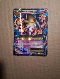 Pokemon M Alakazam EX Holo Ultra Rare TCG Card 26/124 XY Fates Collide - Image 1