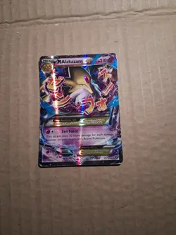 Pokemon M Alakazam EX Holo Ultra Rare TCG Card 26/124 XY Fates Collide - Image 2