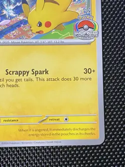 Pikachu 190/SVP - Promo Pokemon Card Mew World Championships 2024 - Image 4