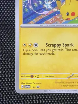 Pikachu 190/SVP - Promo Pokemon Card Mew World Championships 2024 - Image 5