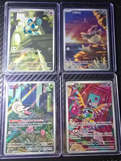 Lot Of 4 White flare/Black Bolt Pokemon Cards Full Art And More All Near Mint - Image 1
