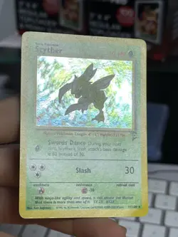 Scyther 17/130 Base Set 2 2000 Holo Rare WOTC Pokemon Card TCG - Image 5