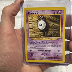 Pokemon Card - Unown [G] Neo Destiny 27/105 Rare Non Holo NM Near Mint Pokemon - Image 1