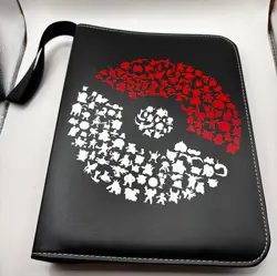 POKEMON 400 Card Pocket Binder with 4 Pocket Trading Cards Album Folder TCG - Image 1