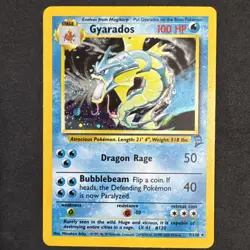 2000 POKEMON GAME BASE II 7 GYARADOS - HOLO Raw Card LP - Image 1