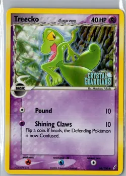Treecko (Delta Species) Reverse Holo Crystal Guardians 68/100 Pokemon Card NM - Image 1