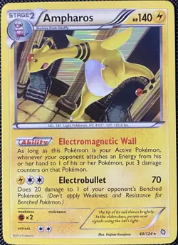 Ampharos 40/124 Dragons Exalted Holo - Pokemon Card - Image 1
