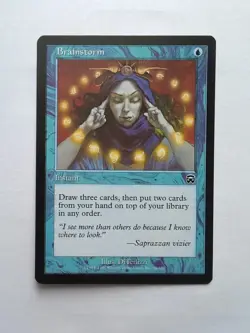 MTG Brainstorm Mercadian Masques (MMQ) Regular Common 61/350 - Image 1