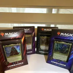 Magic: The Gathering Commander 2019 Lot of 4 English SEALED - Image 1