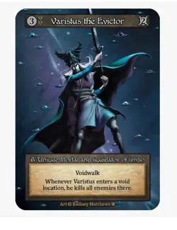 Sorcery: Contested Realm Varistus the Evictor Unique Regular NM (GT) - Image 1