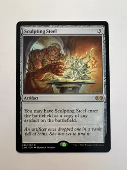 Sculpting Steel - MTG Double Masters - NM - Image 1
