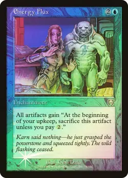 Mercadian Masques MTG FOIL Energy Flux Magic - Image 1