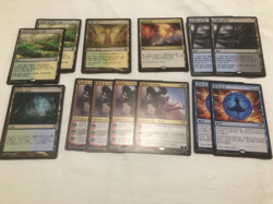 Magic the gathering MTG Force of Negation Wrenn and Six Fetchlands Foreign - Image 1