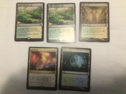 Magic the gathering MTG Force of Negation Wrenn and Six Fetchlands Foreign - Image 2