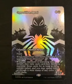 Opposition Agent (Foil) (Borderless) M0019 Spider-Man MTG Magic the Gathering NM - Image 1