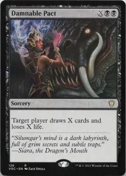 Damnable Pact R Commander: Innistrad: Crimson Vow 126 - MTG - Image 1