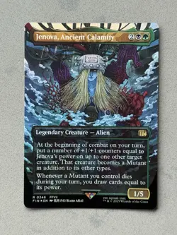 Jenova Ancient Calamity #346 Borderless Foil ~ MTG ~ Final Fantasy FIN ~ NM / M - Image 3
