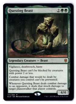 Questing Beast NM* Throne OF Eldraine ENGLISH 171/269 mtg -UnltdCards - Image 1