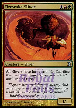 Firewake Sliver 1x FOIL TSP MTG Time Spiral Uncommon MINT red green - Image 1