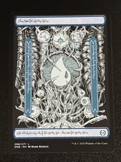 MTG Phyrexia: All Will Be One Island Full Art Phyrexian 268/271 NM - Image 1