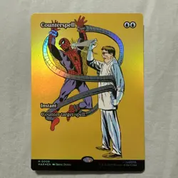 MTG Spider-Man Counterspell (Borderless) Eternal-Legal Foil - Image 1