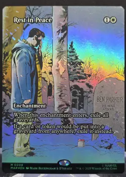 Rest in Peace #6 Marvel's Spider-Man Borderless Foil Mythic - Image 1