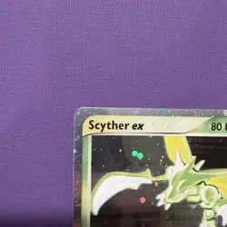 Pokemon TCG Scyther EX 102/109 Ultra Rare Full Holo Ruby & Sapphire LO - Image 2
