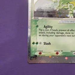 Pokemon TCG Scyther EX 102/109 Ultra Rare Full Holo Ruby & Sapphire LO - Image 5