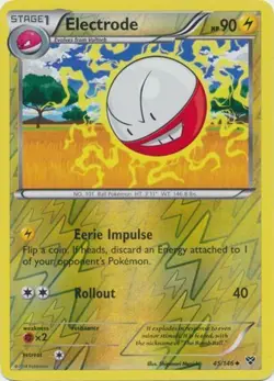 Pokemon - Electrode - 45/146 - Uncommon - Reverse Holo - XY - Base Set - NM - Image 1